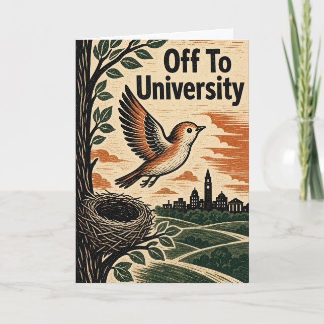 Bort till universitetskort kort (Framsida)