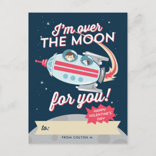 Bort! Valentine Helg Vykort