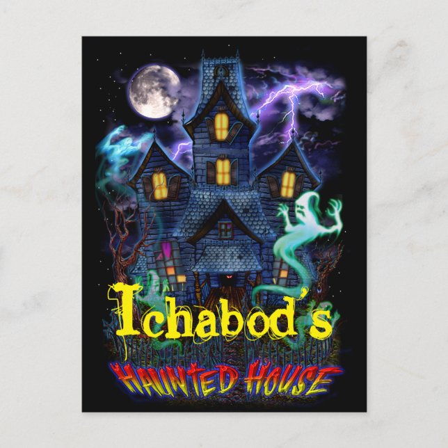 Bort vykort för Spöken (Framsida)