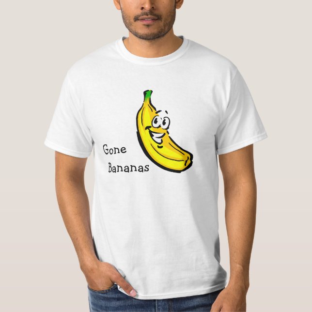 Borta bananer tee shirt (Framsida)