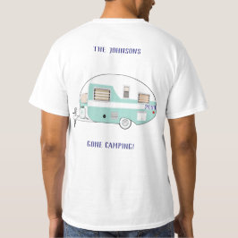 Borta camping-RV-släpvagnsläger (Camper Resa) T Shirt