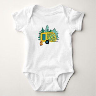 Borta campingläger, sommarläger, Lycklig-läger T Shirt