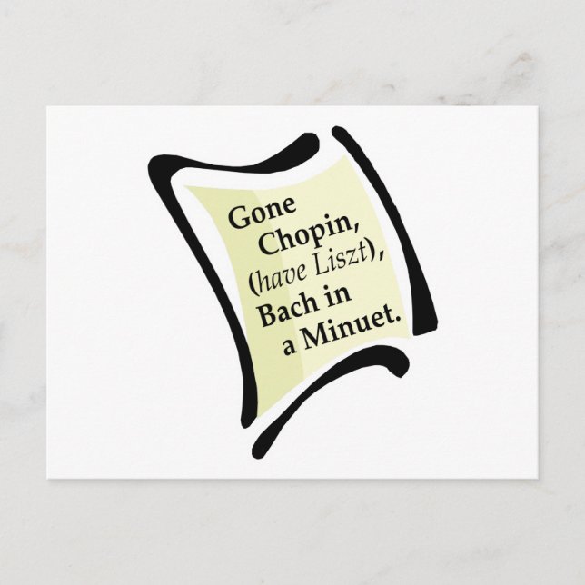 Borta Chopini Vykort (Framsida)