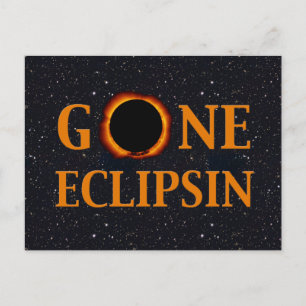 BORTA ECLIPSIN Solar Eclipse Vykort