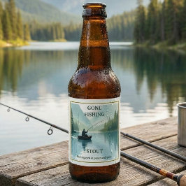 Borta etikett på fiskestopp