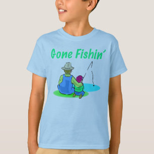 Borta Fishin barnT-tröja Tee Shirt