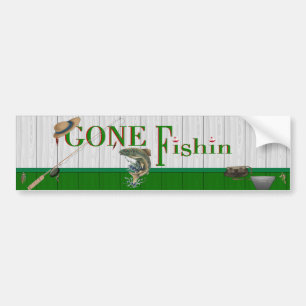 Borta Fishin bildekal