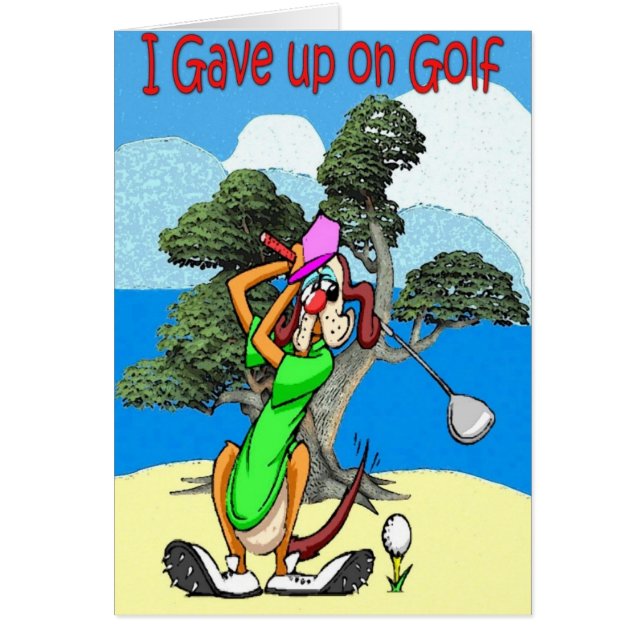 Borta Fishin Hälsningskort (Framsidan)