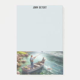 Borta Fisiing Personlig efter IT-anteckning Post-it Block