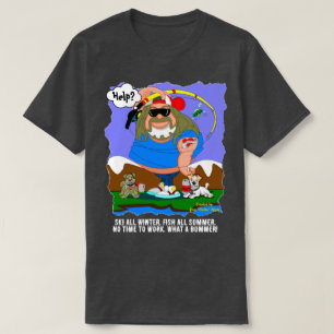 Borta fisk t shirt
