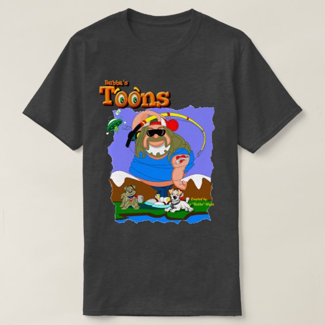 Borta fisk t shirt (Design framsida)
