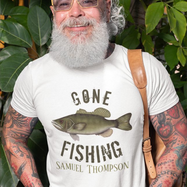 Borta fiskares Personlig Cute for HANM T Shirt (Skapare uppladdad)