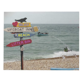 Borta fiske anteckningsblock