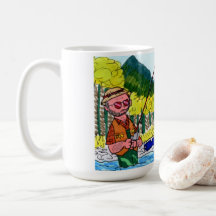 Borta fiske" - Donald Smithfield 15oz Mugg