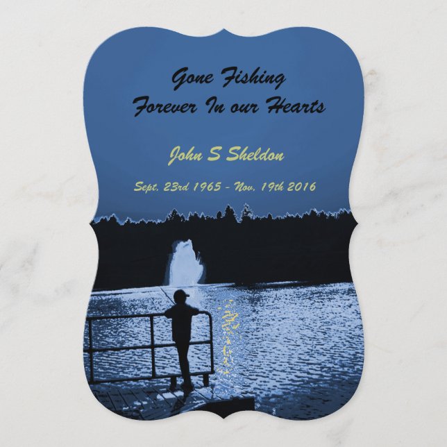 Borta fiske i våra öron, minneskort program (Framsida)