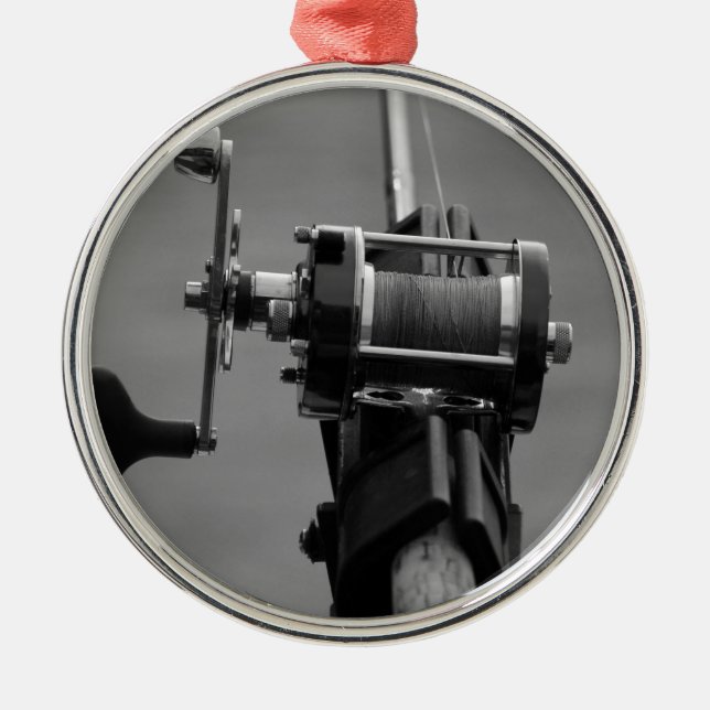 Borta fiske.jpg julgransprydnad metall (Framsidan)