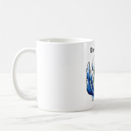 Borta fiske kaffemugg