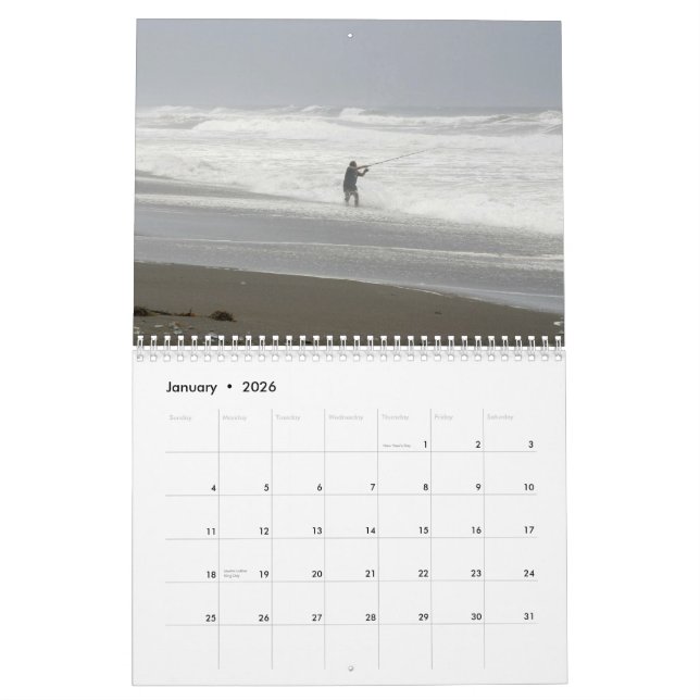 Borta fiske kalender (Jan 2026)