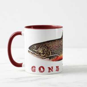 Borta fiske mugg