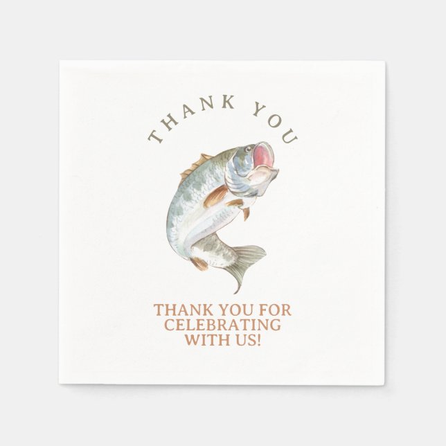 Borta fiske pappersservett (Framsidan)