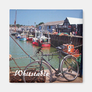 Borta fiske pittoreska Whitstable Kent UK Magnet