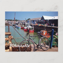 Borta fiske pittoreska Whitstable Kent UK Vykort