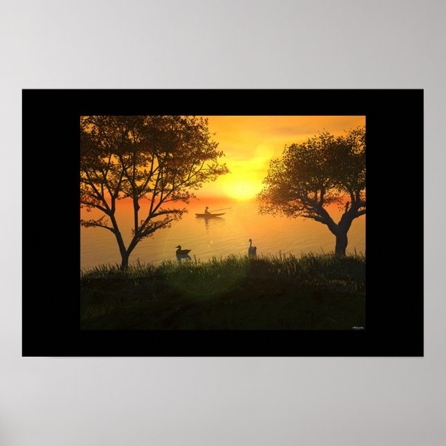 Borta fiske" poster (Framsidan)