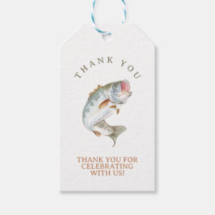 Borta fiske presentetikett