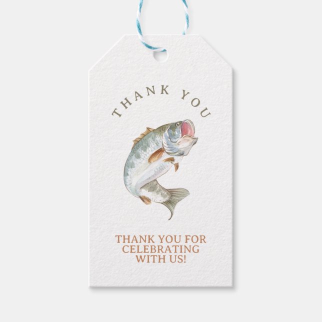 Borta fiske presentetikett (Framsidan)