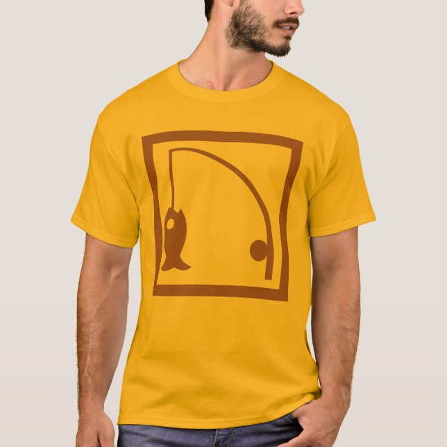 Borta fiske t-shirt (Framsida)