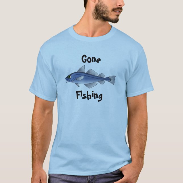 Borta fiske t-shirt (Framsida)