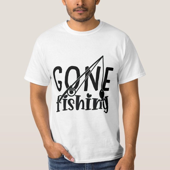 Borta fiske t shirt (Framsida)