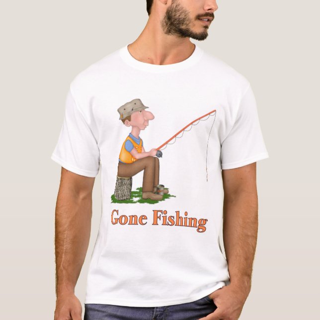 Borta fiske t shirt (Framsida)