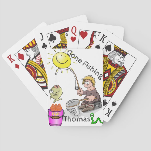 Borta fiskesammanfiskar (Sol) Casinokort (Baksidan)