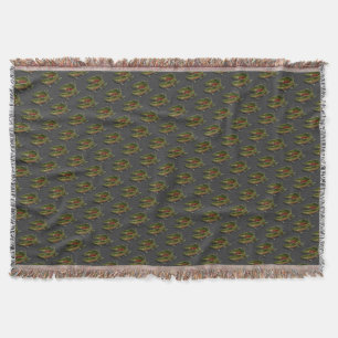 Borta fisketråge (Throw Blanket Coho Salmon Fish G Filt