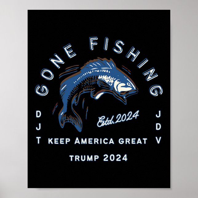 Borta fisketurva Vance 2024 Sport Fishing Past-t Poster (Framsidan)