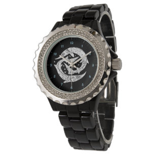 BORTA FISKSTURGEON WOODCUT WATCH ARMBANDSUR