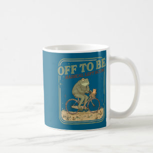 Borta för att vara radikalt vänster skum meme grod kaffemugg