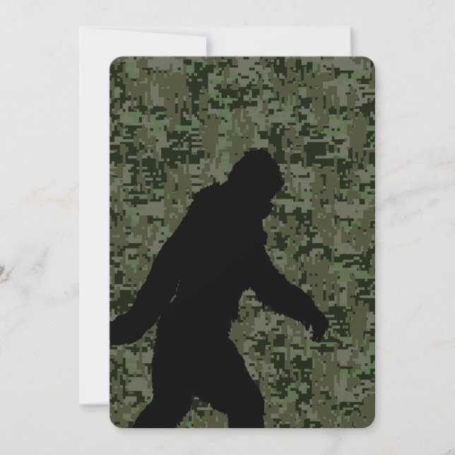 Borta fyrkant för på Olive Digital Camouflage (Framsida)