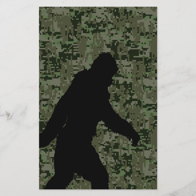 Borta fyrkant för på Olive Digital Camouflage Flygblad (Framsidan)