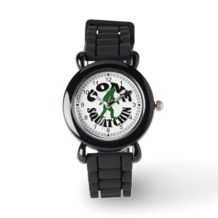 Borta fyrkantsbigfoot-logotyp armbandsur