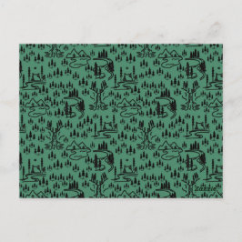 Borta fyrkantssymbol vykort