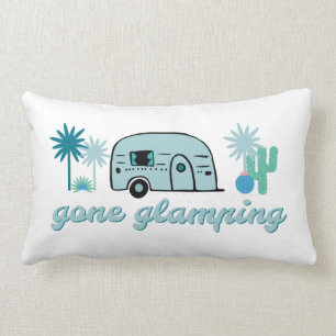Borta Glamping Camper RV Camping Äventyr-offert Lumbarkudde