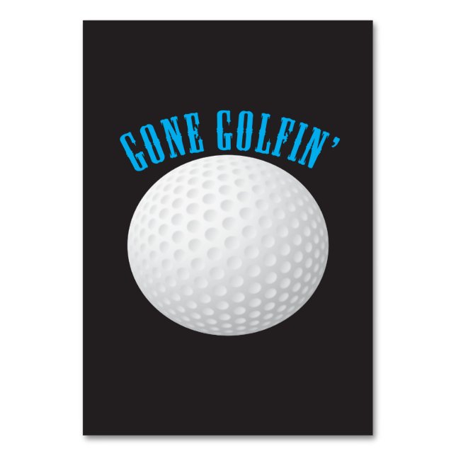 Borta Golfing Bordsnummer (Framsidan)