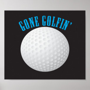 Borta Golfing Poster