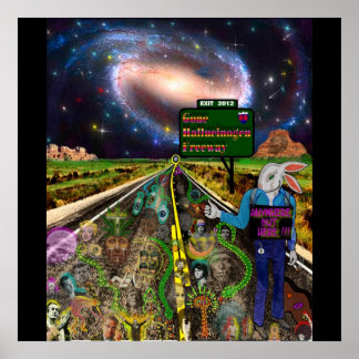 Borta Hallucinogen Freeway Poster