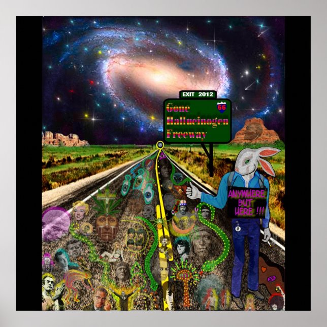 Borta Hallucinogen Freeway Poster (Framsidan)