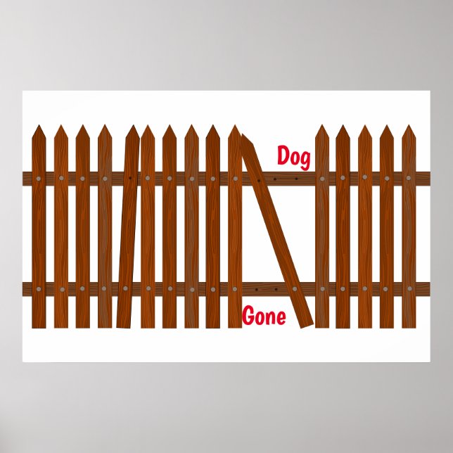 Borta hund Poster (Framsidan)