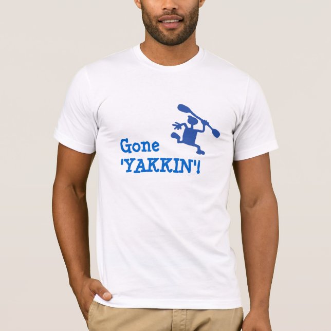 Borta Kayakking kajakT-tröja T Shirt (Framsida)