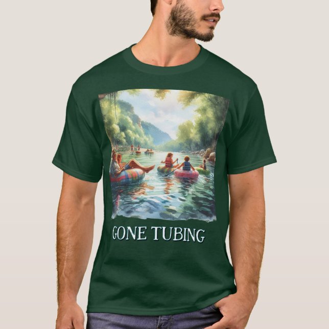 Borta knubing, sommartid Äventyr T Shirt (Framsida)